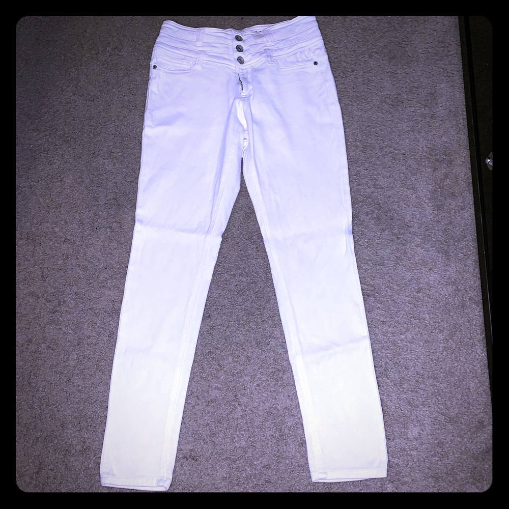 Rue 21 High Waisted Triple Button Ankle Jeggings